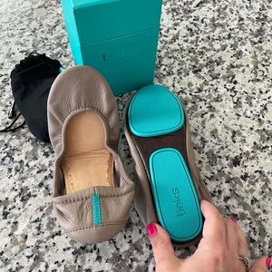 Tieks Taupe Ballet Flat
